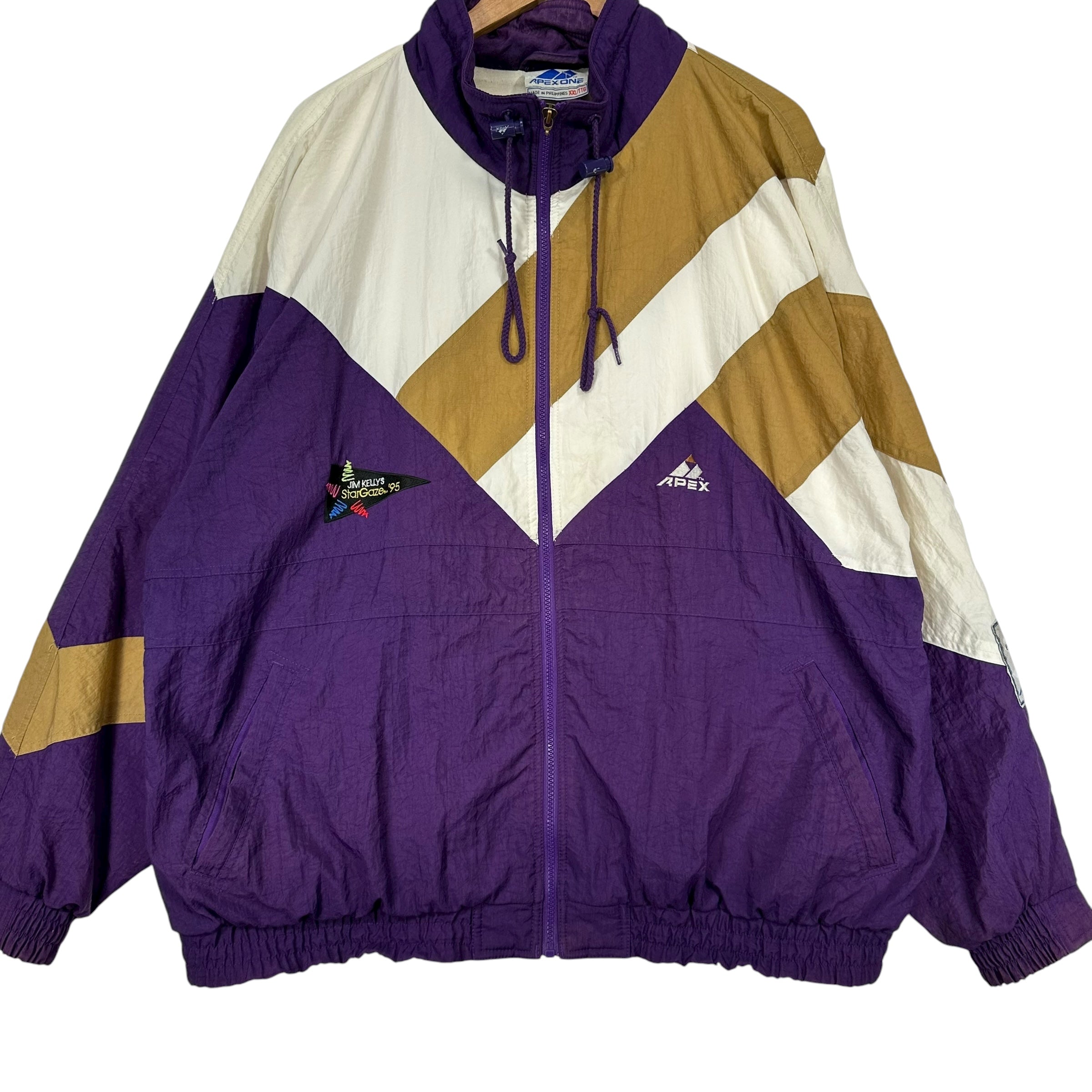 Vintage Buffalo Bills 1995 Jim Kelly Windbreaker Jacket XXL