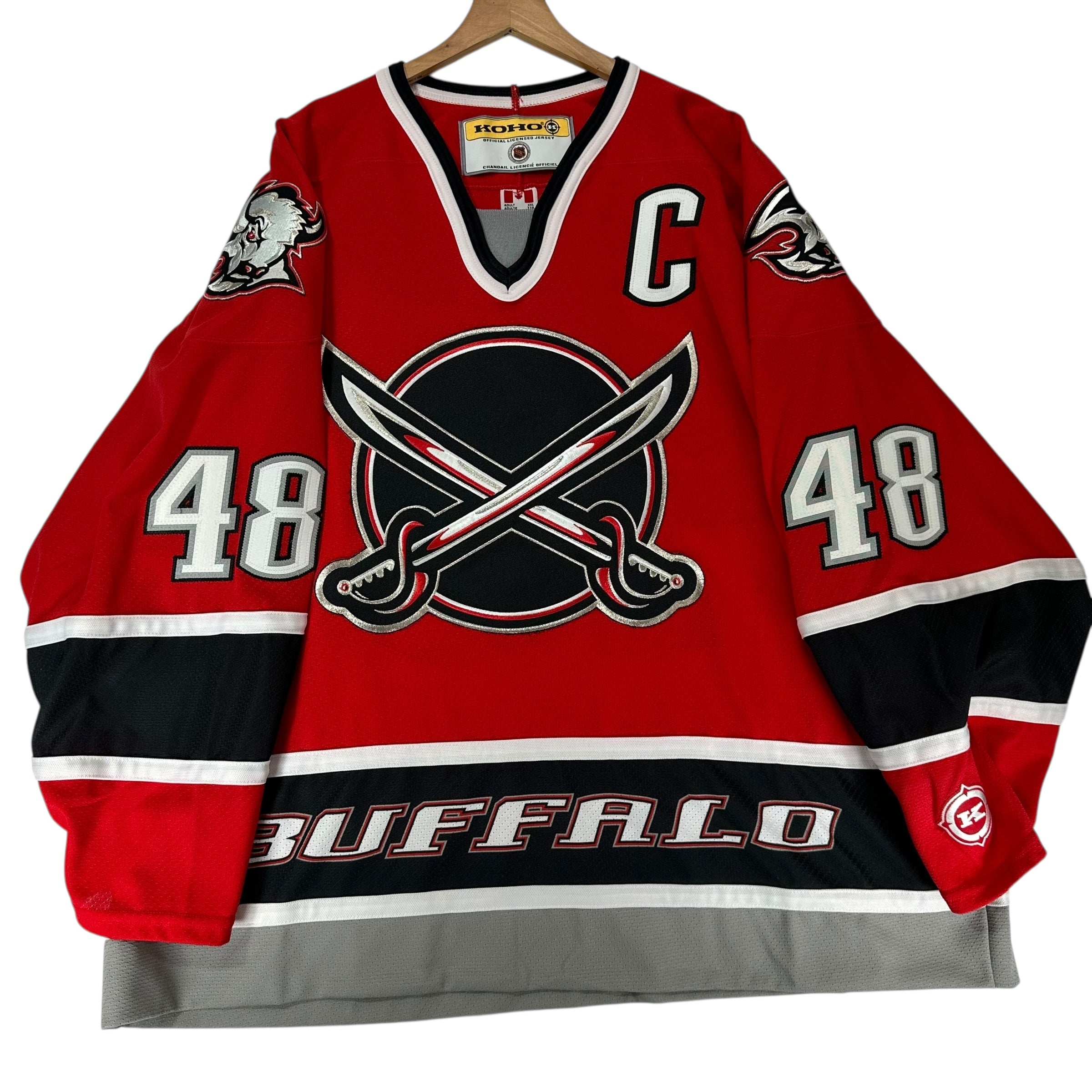 Vintage Buffalo Sabres Daniel Briere Signed Alternate Jersey Shirt XXL