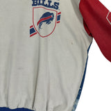 Vintage Buffalo Bills Allover Print Crewneck Sweatshirt Large