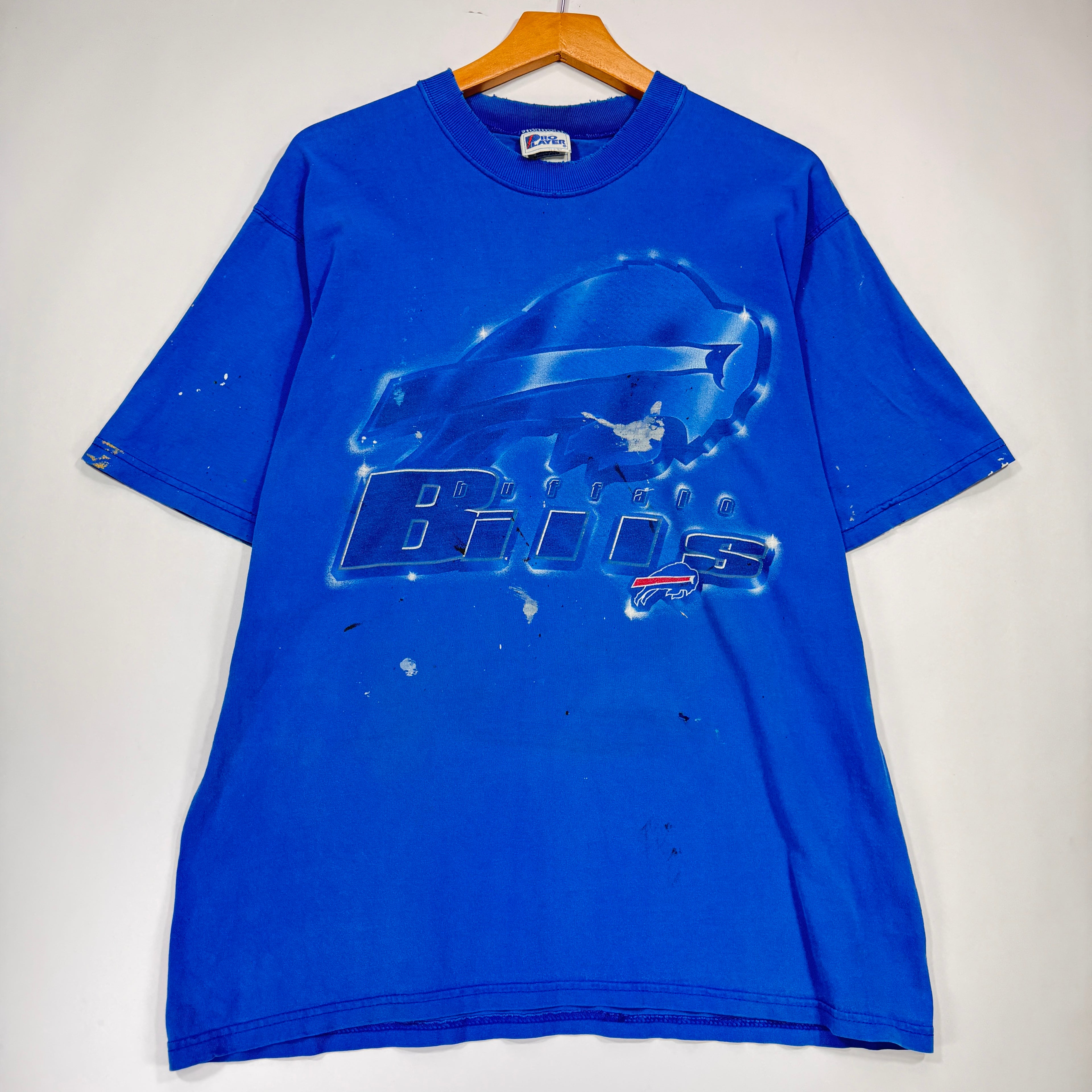 Vintage Buffalo Bills Thrashed Shirt Large