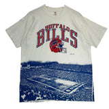 Vintage Buffalo Bills Ralph Wilson Stadium All Over Print Shirt XL
