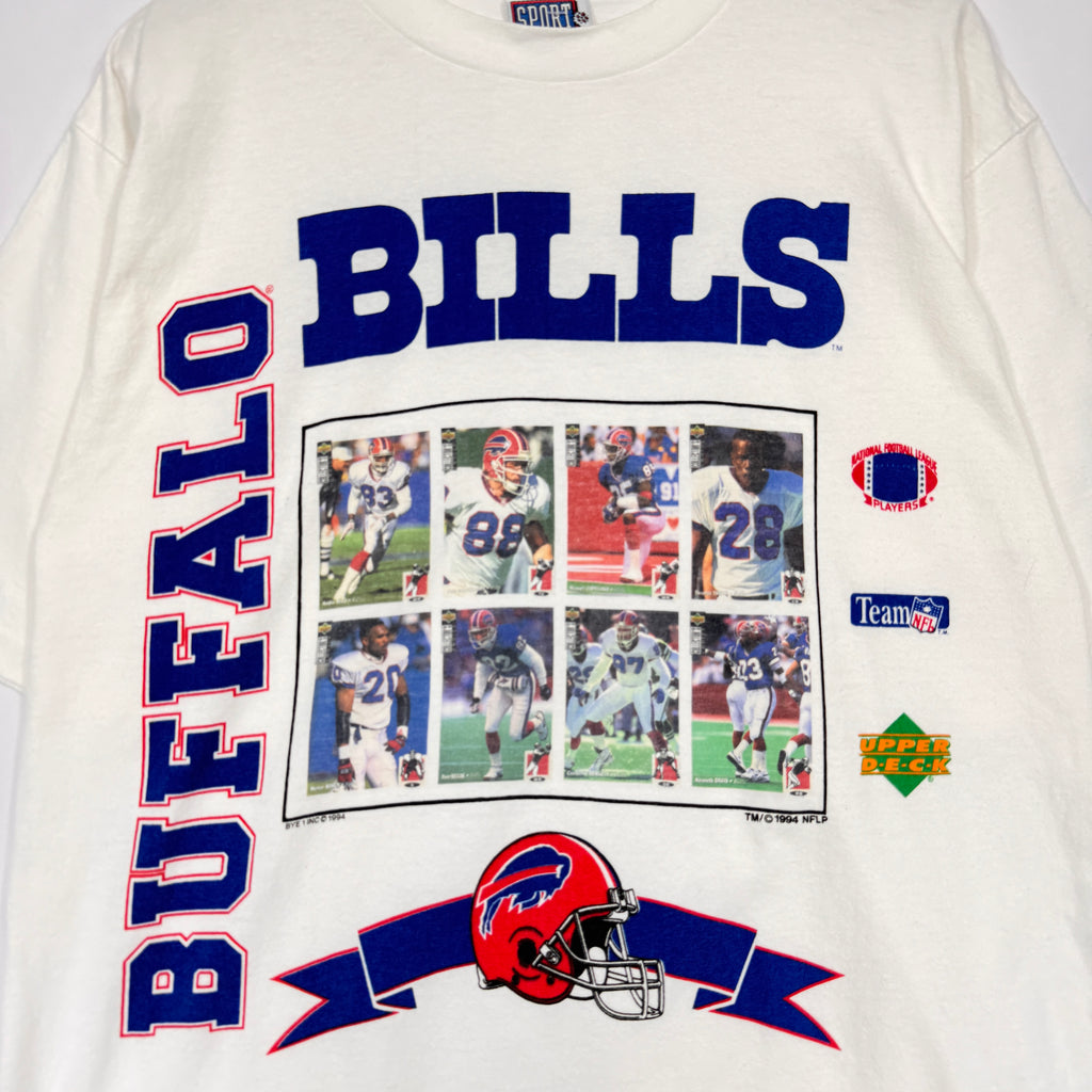 Vintage Buffalo Bills Player Cards Upper Deck Shirt Large