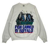 Vintage Buffalo Bills Anti Dolphins Crewneck Sweatshirt Large