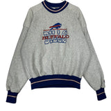 Vintage Buffalo Bills Embroidered Crewneck Sweatshirt Large