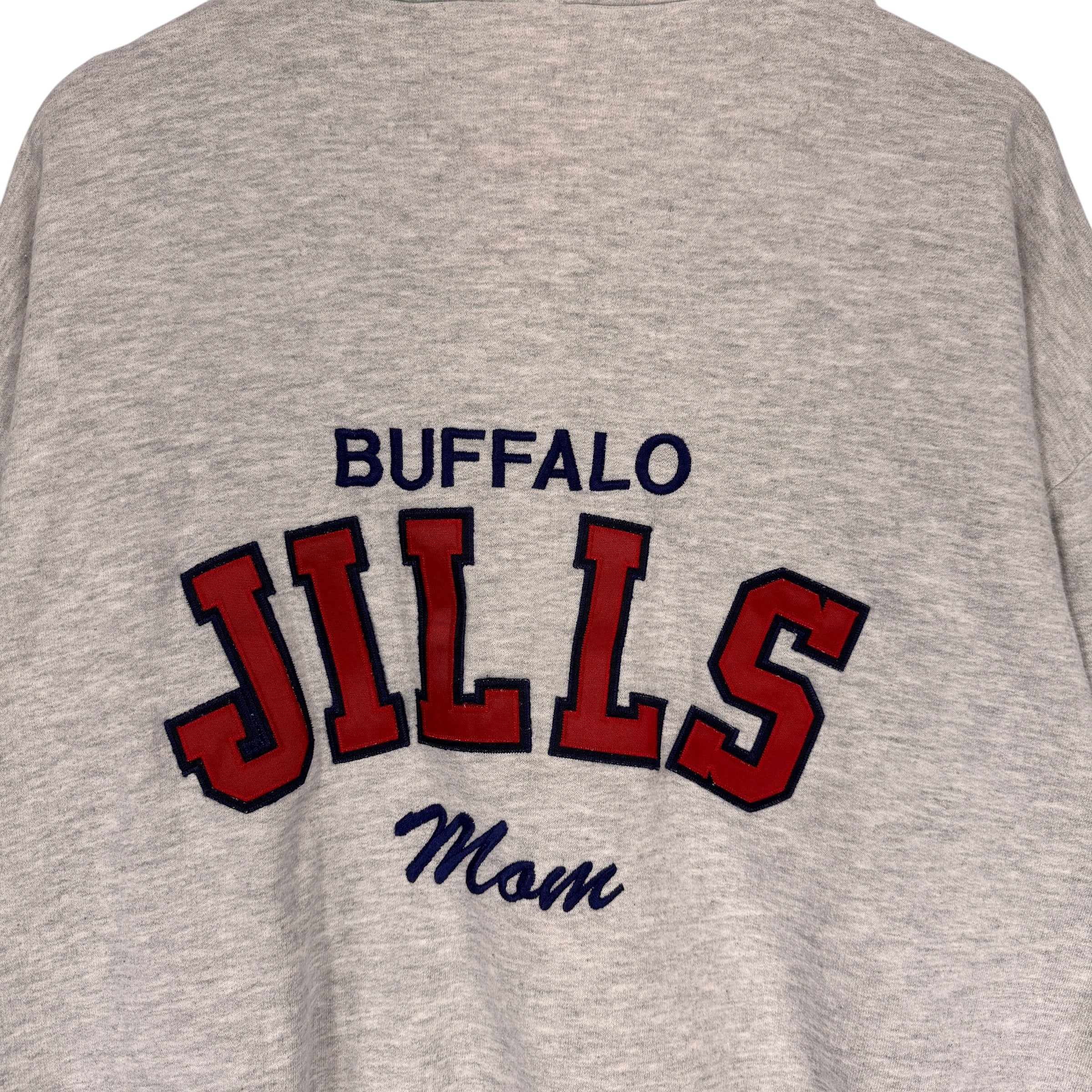 Vintage Buffalo Bills Jills Mom “Nikki” Zip Up Hoodie Sweatshirt XL
