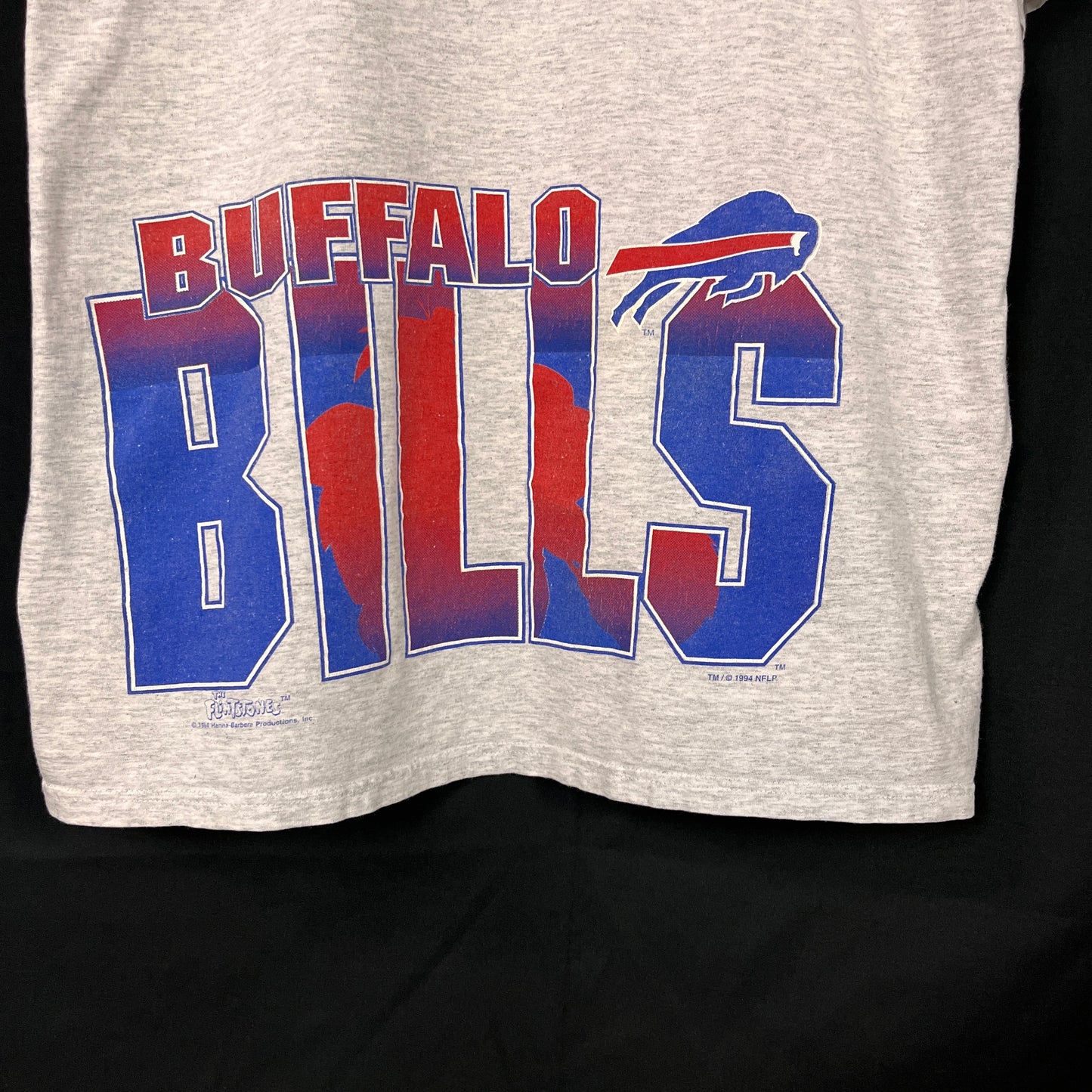 Vintage Buffalo Bills Flintstones Cartoon Shirt Size XL