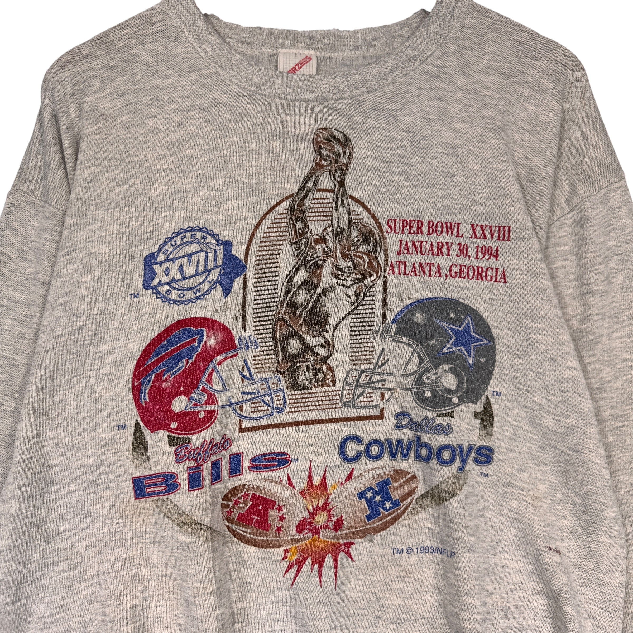 Vintage Buffalo Bills 1994 Super Bowl Crewneck Sweatshirt Large