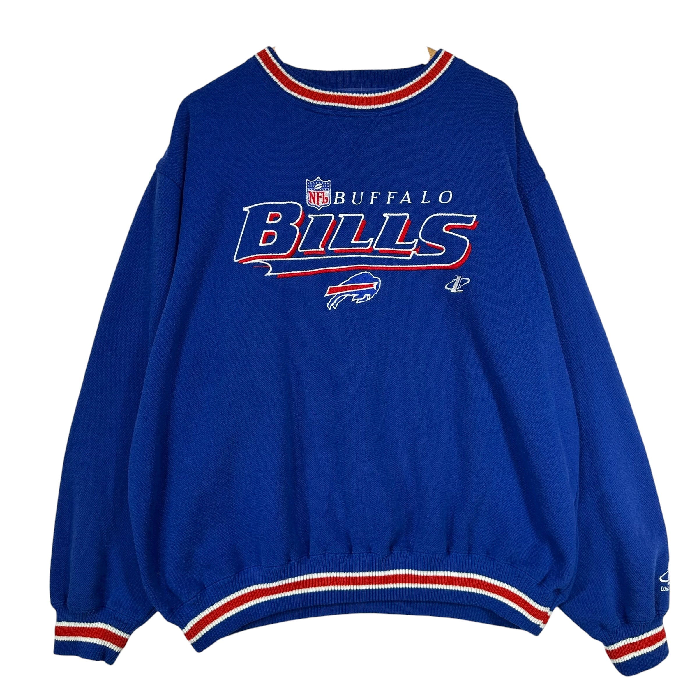 Vintage Buffalo Bills Embroidered Crewneck Sweatshirt XL