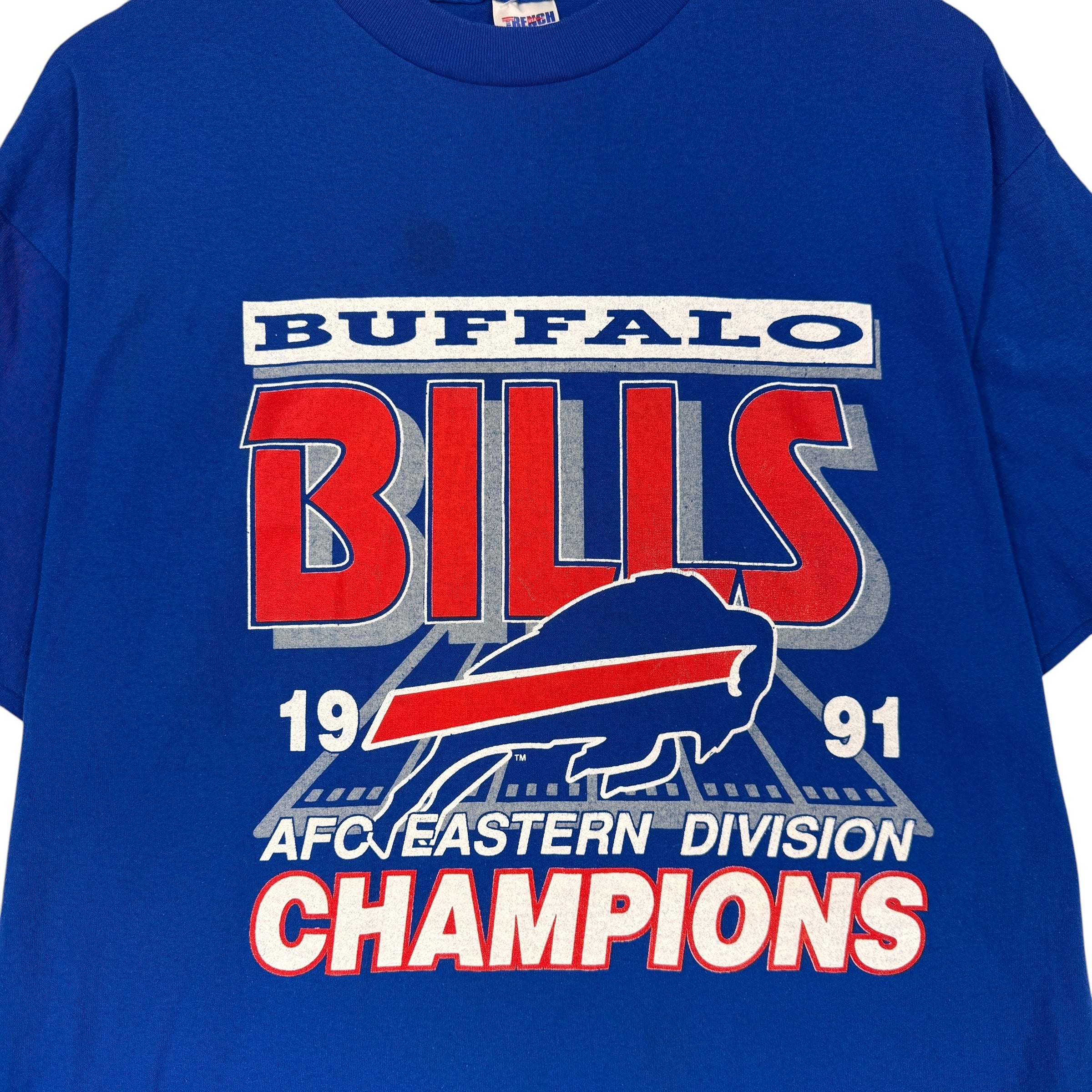 Vintage Buffalo Bills 1991 AFC East Champions Shirt Large