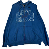 Vintage Buffalo Bills Zip Hoodie Sweatshirt XL