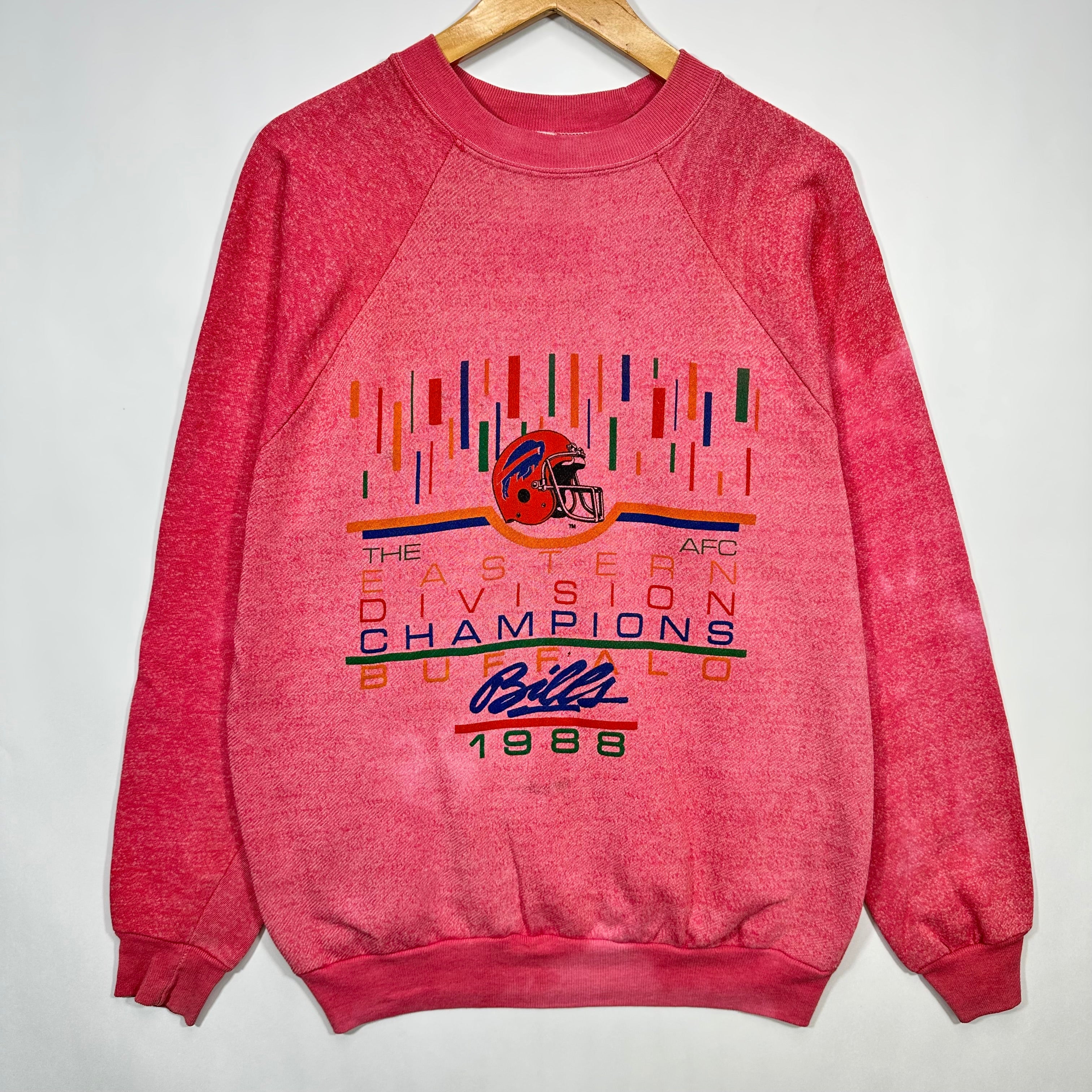 Vintage Buffalo Bills 1988 AFC East Champs Crewneck Sweatshirt Large