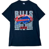 Vintage Buffalo Bills 1991 AFC Champs Shirt Large