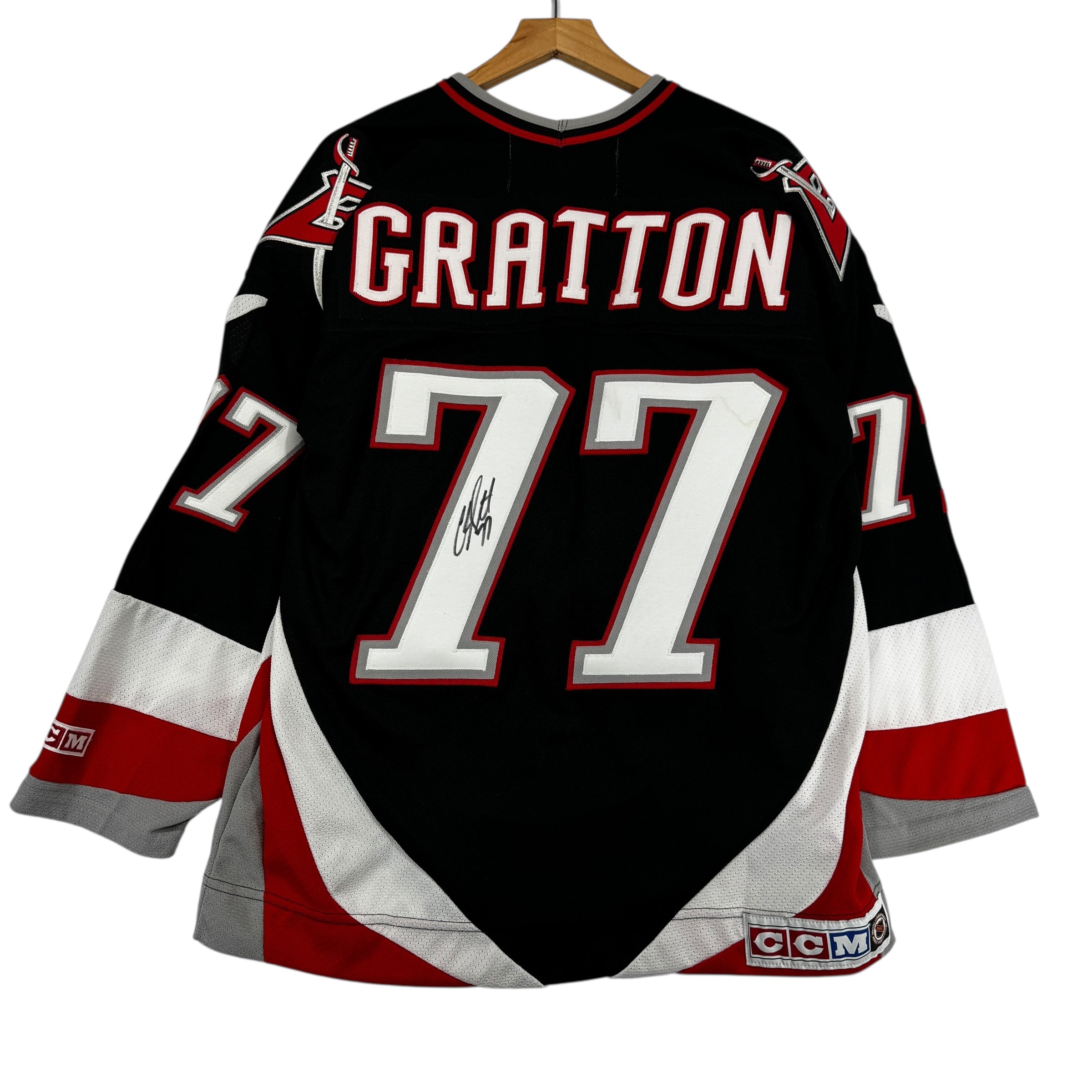 Vintage Buffalo Sabres Chris Gratton Jersey Shirt Medium