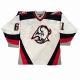 Vintage Buffalo Sabres Afinogenov Signed Jersey Large