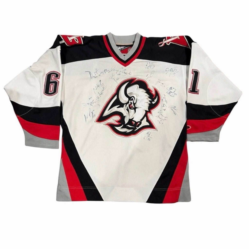 Vintage Buffalo Sabres Afinogenov Signed Jersey Large