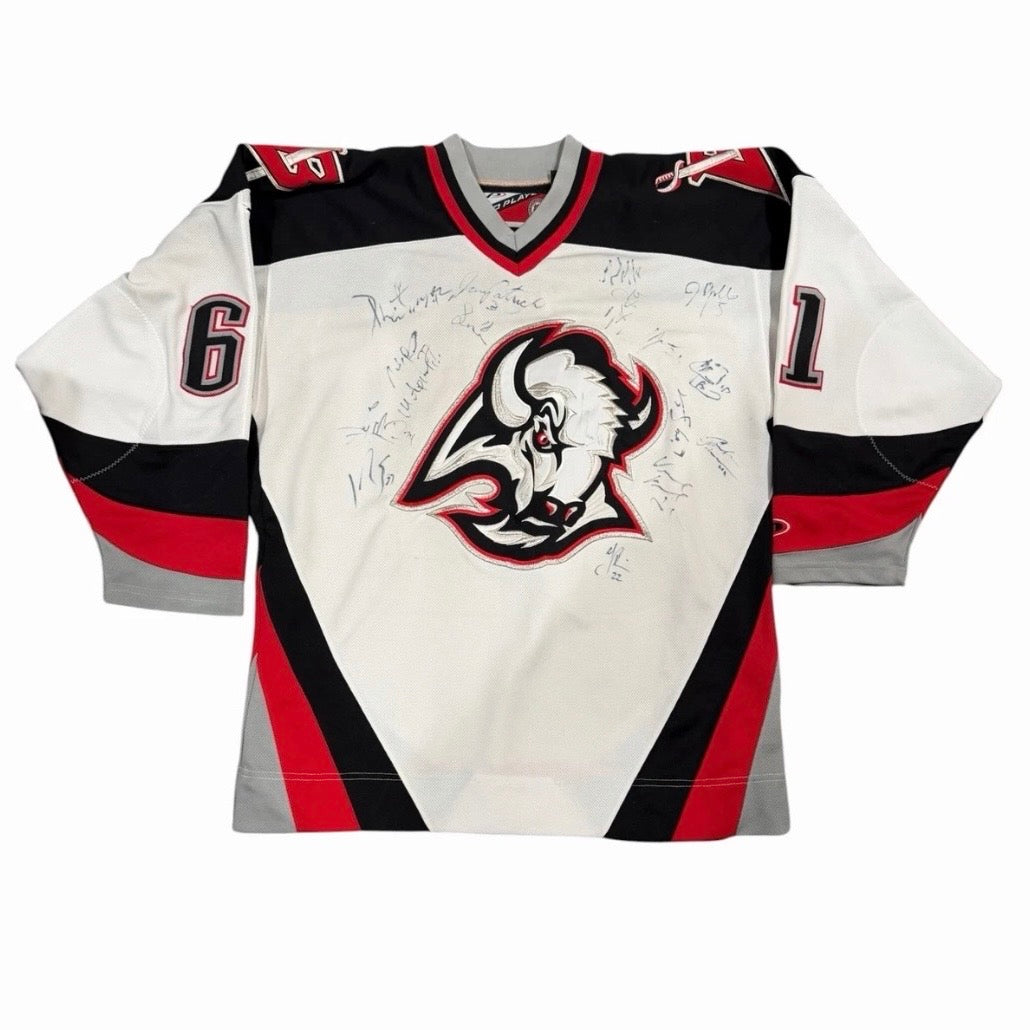 Vintage Buffalo Sabres Afinogenov Signed Jersey Large