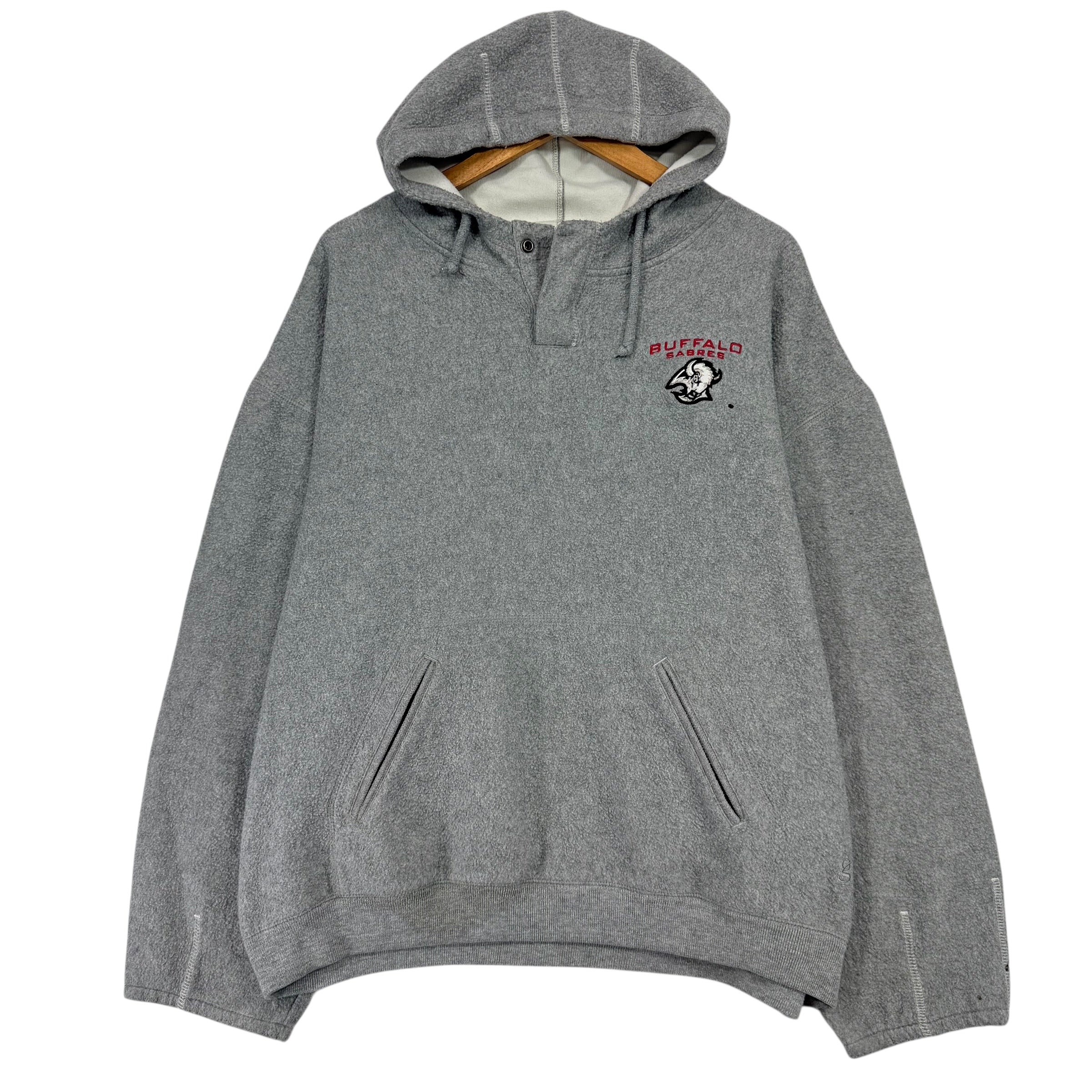 Vintage Buffalo Sabres Fleece Hoodie Sweatshirt XL