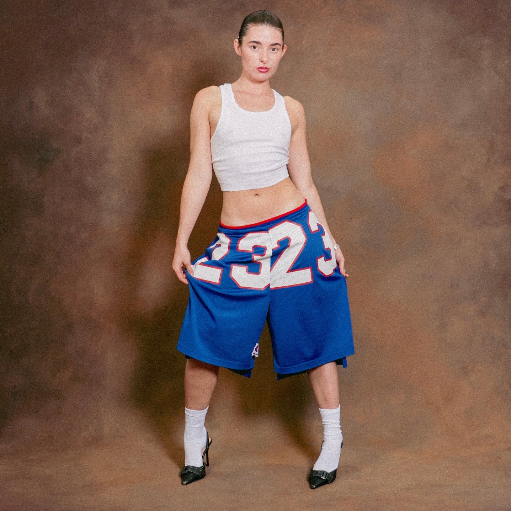 Vintage Buffalo Bills Upcycled Custom Jersey Shorts