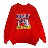 Vintage Buffalo Bills 1988 AFC East Champs Crewneck Sweatshirt XL