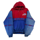 Vintage Buffalo Bills Tape Logo Pullover Jacket Large