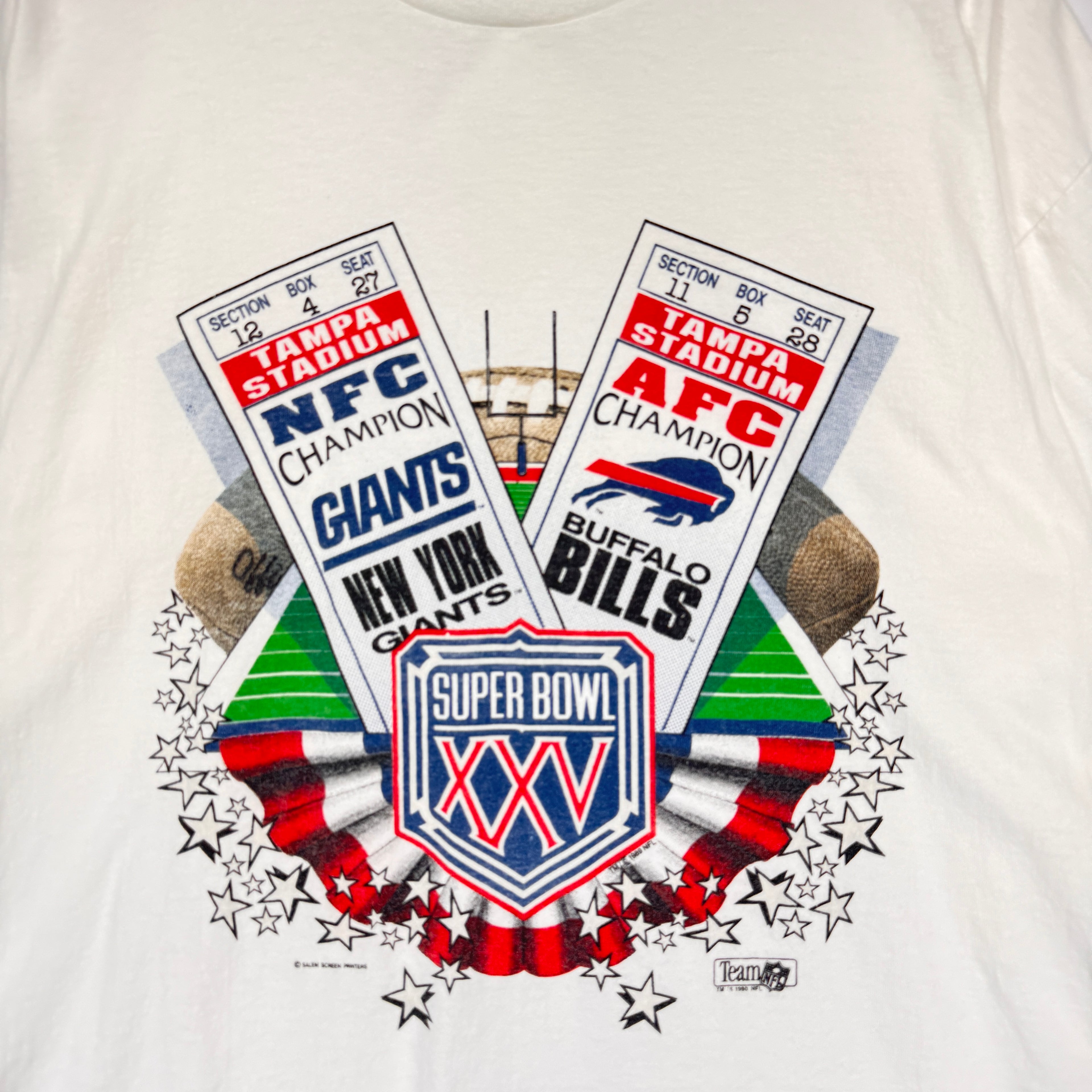 Vintage Buffalo Bills 1991 Super Bowl Shirt XL