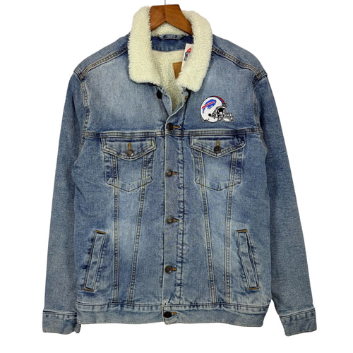 Buffalo Bills Denim Sherpa Jacket XS