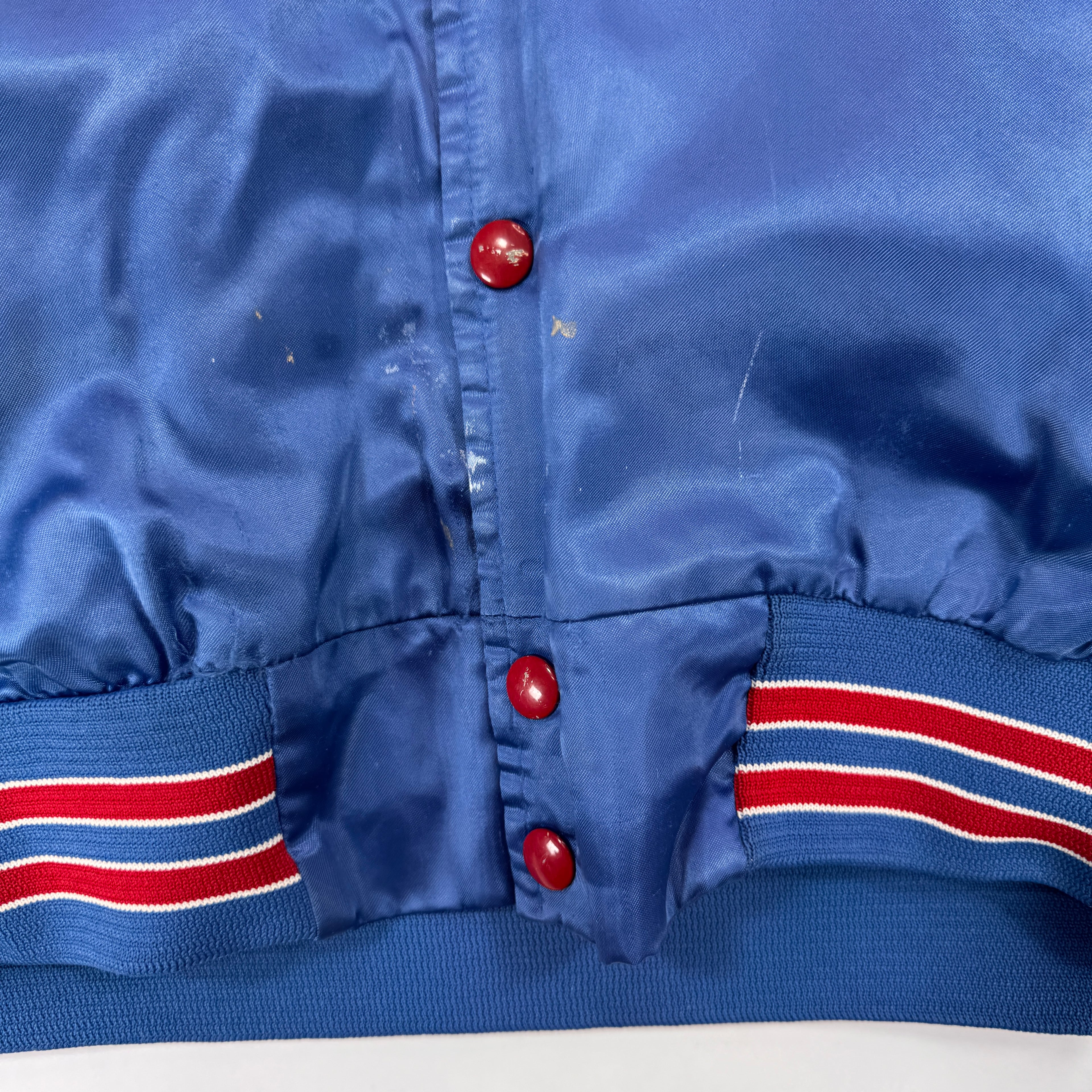 Vintage Buffalo Bills Chalk Line Satin Jacket Large