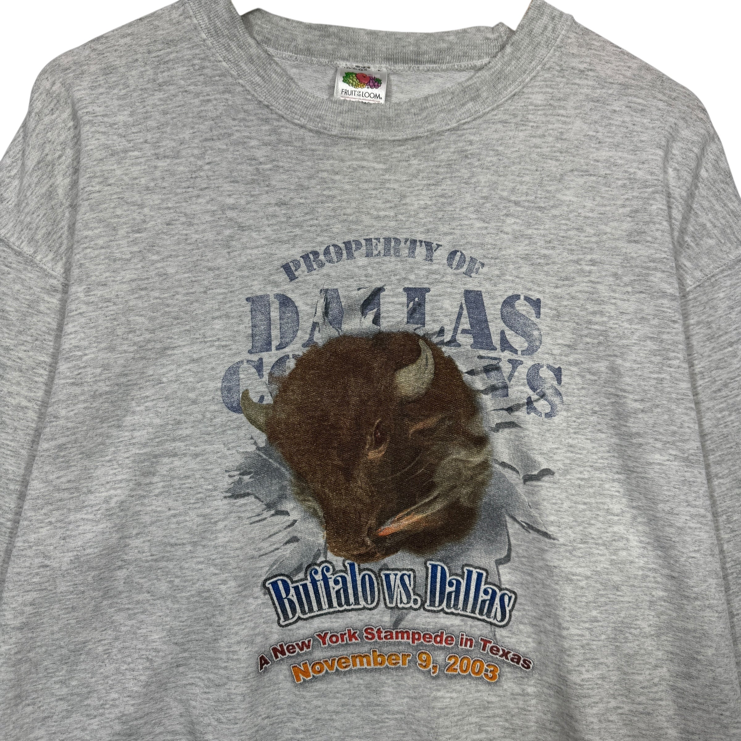Vintage Buffalo Bills 2003 Cowboys Crewneck Sweatshirt XL