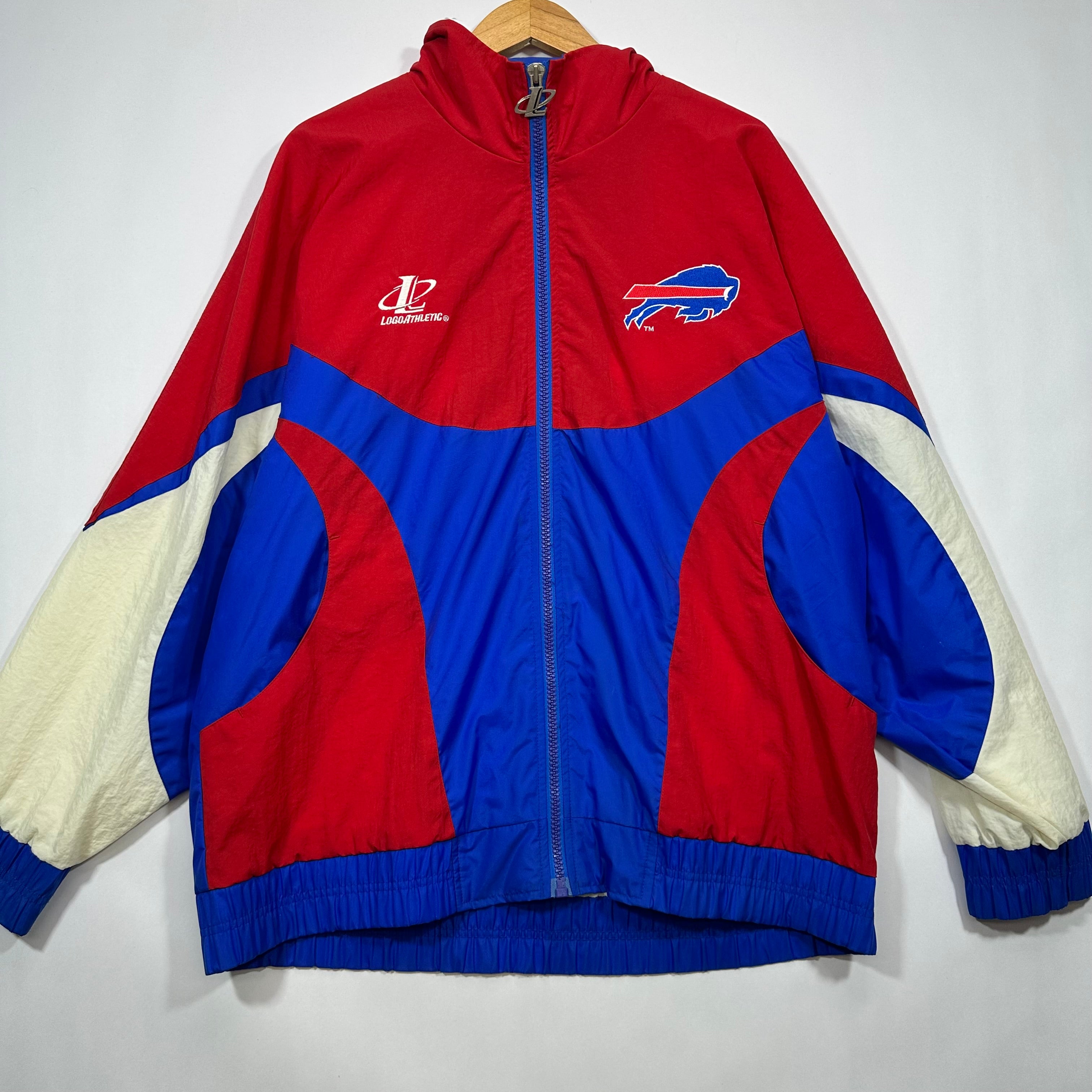 Vintage Buffalo Bills Windbreaker Jacket Large