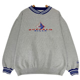 Vintage Buffalo Bills Embroidered Crewneck Sweatshirt Large