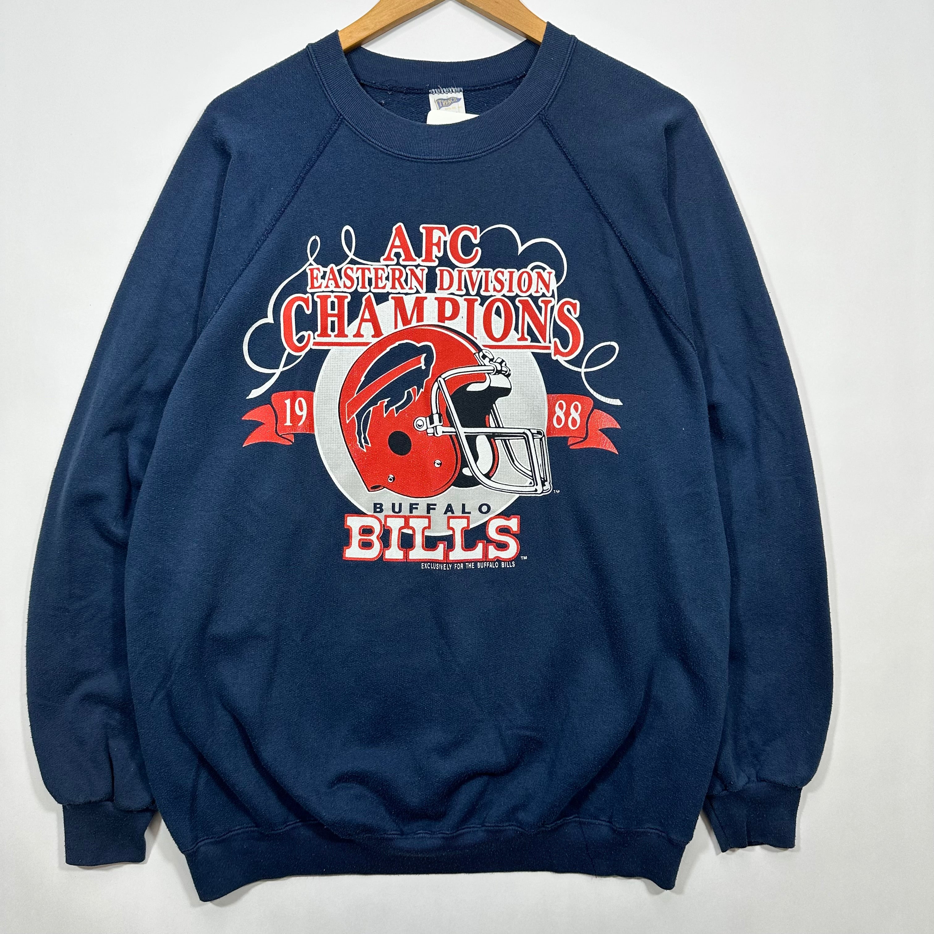 Vintage Buffalo Bills 1988 AFC East Champs Crewneck Sweatshirt XXL