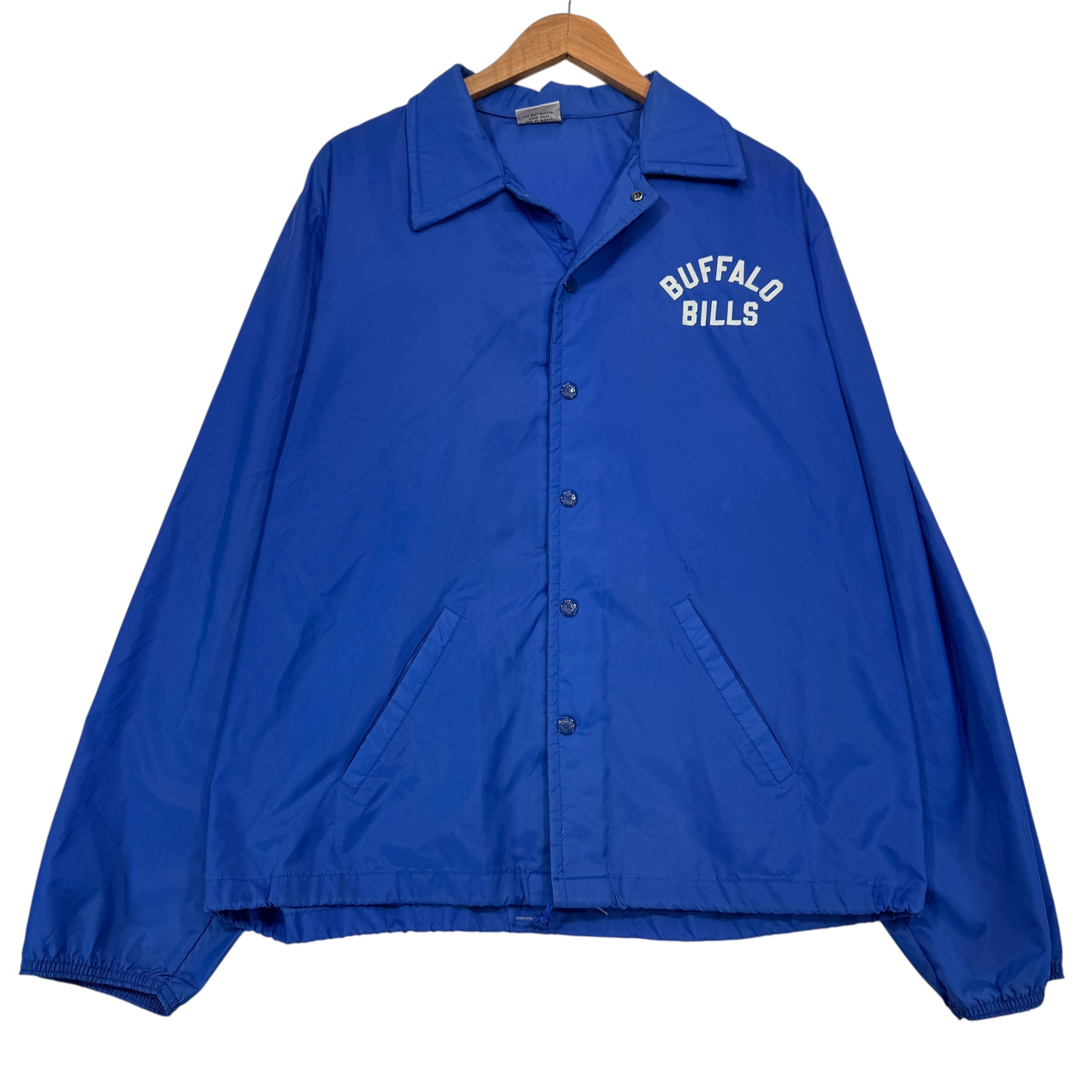 Vintage Buffalo Bills 1970s Team Issued Windbreaker Jacket Large