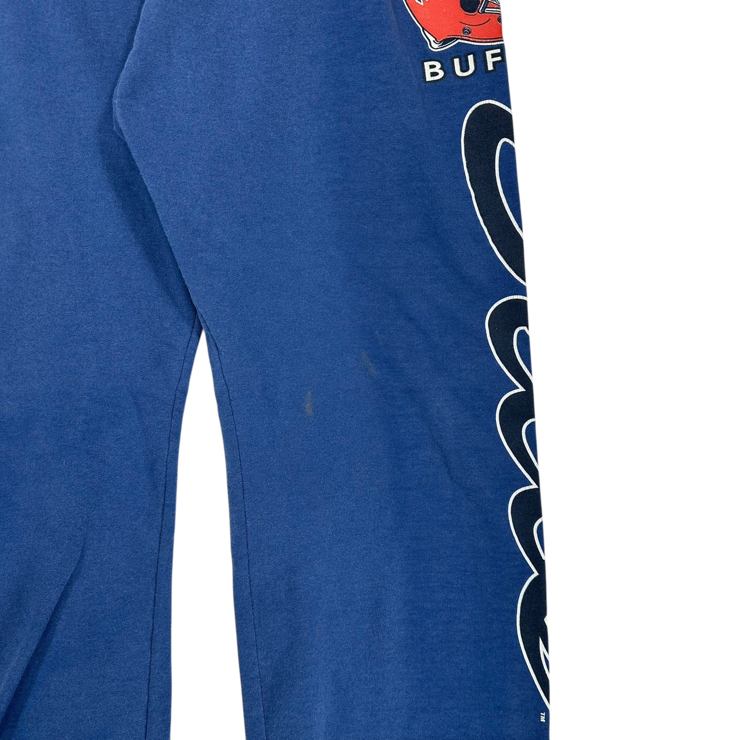 Vintage Buffalo Bills Red Helmet Sweat Pants Large
