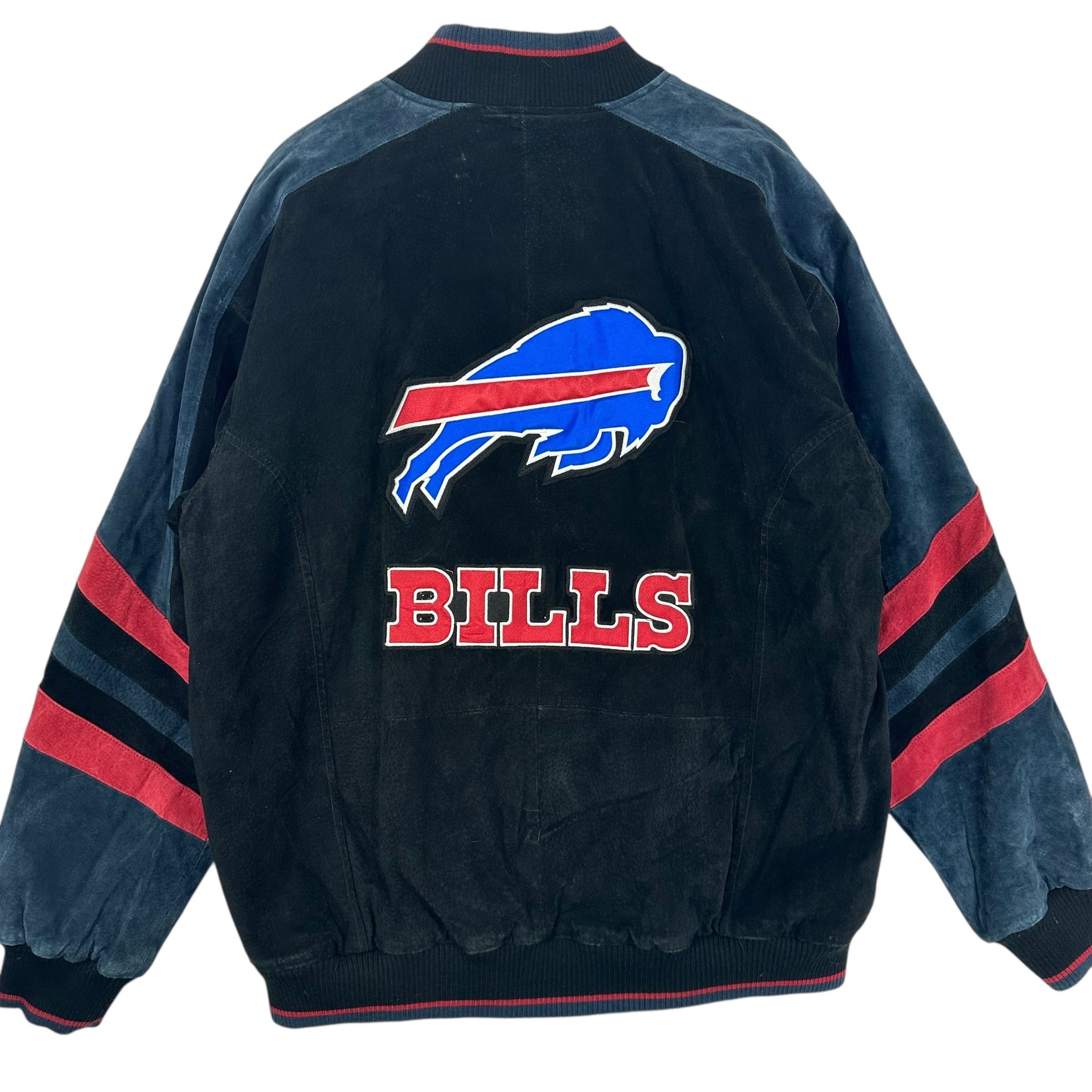 Vintage Buffalo Bills Suede Leather Jacket XL