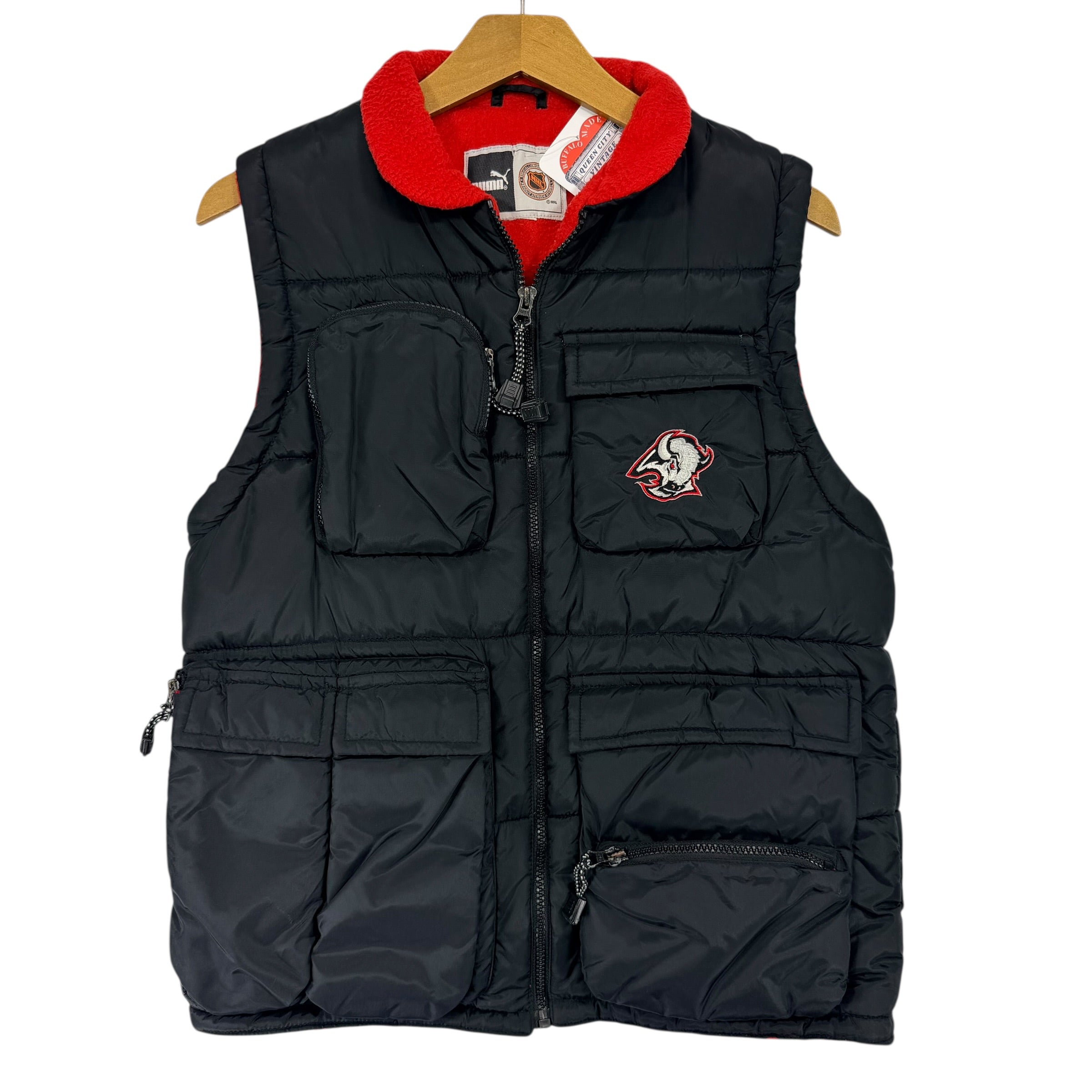 Vintage Buffalo Sabres Puffer Vest Jacket Women’s Medium