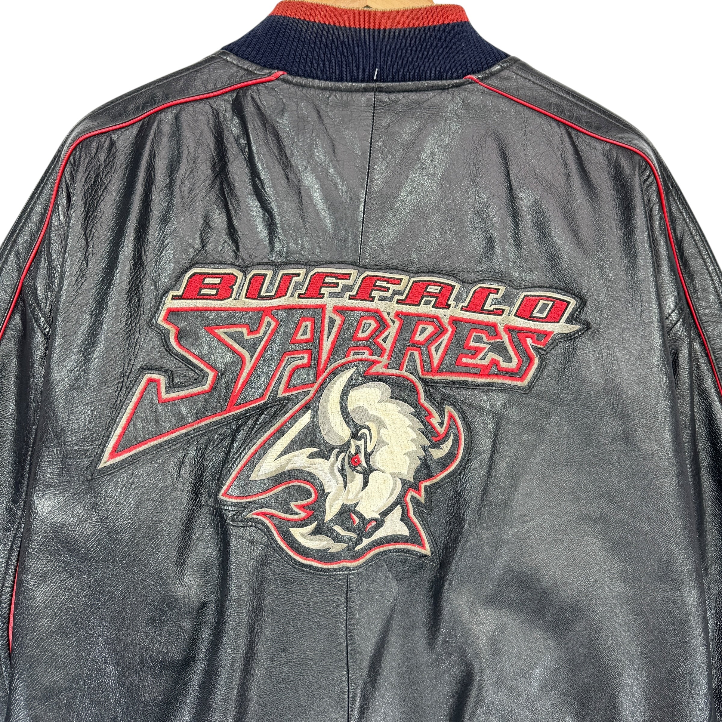 Vintage Buffalo Sabres Leather Jacket XL