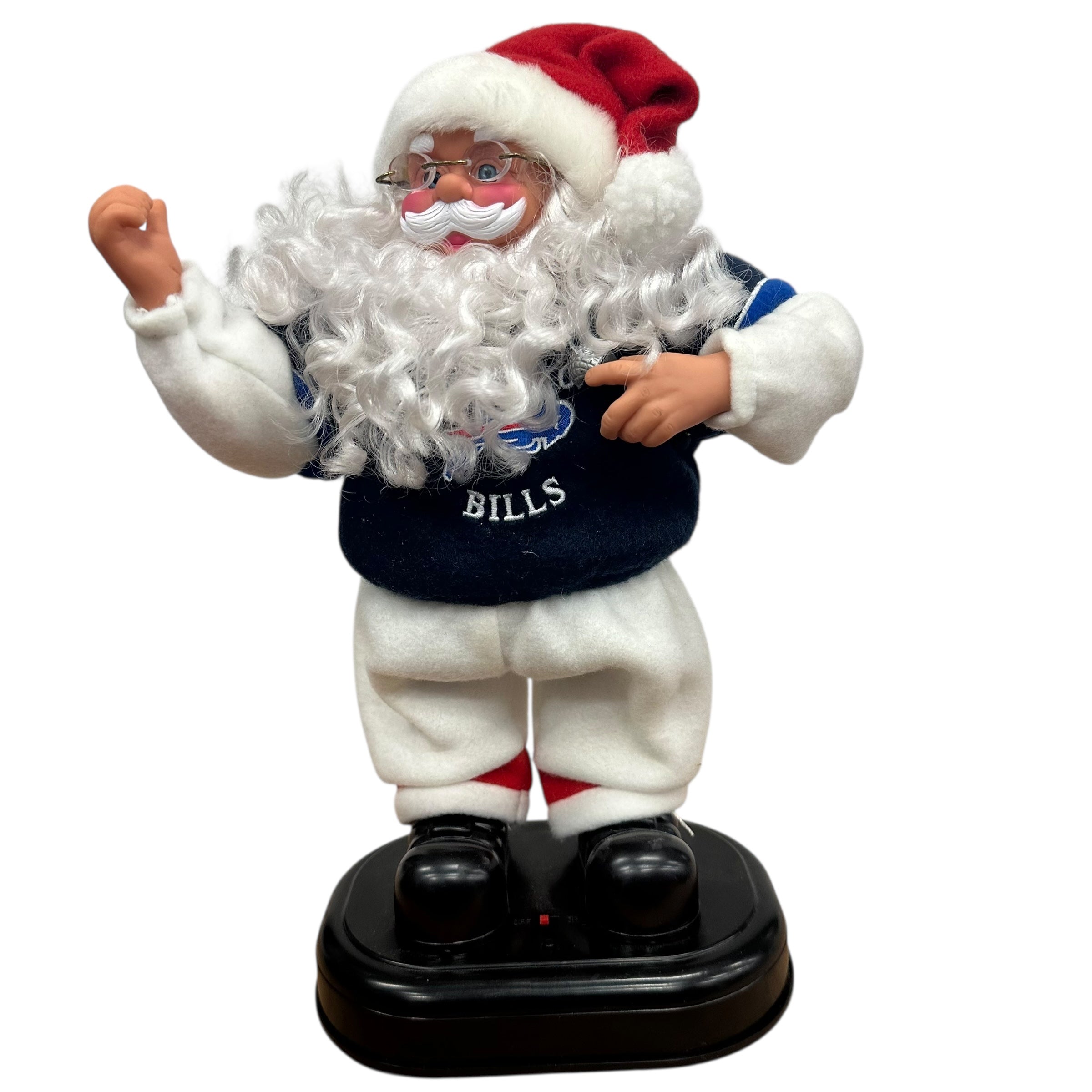 Vintage Buffalo Bills Singing Santa