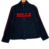 Vintage Buffalo Bills Zip Fleece Sweatshirt Women’s Medium