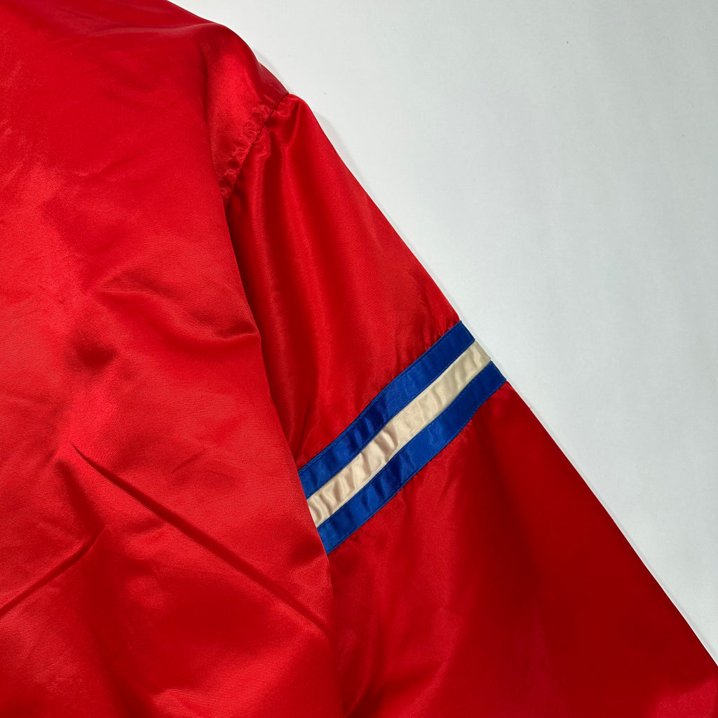 Vintage Buffalo Bills Starter Red Satin Jacket Large