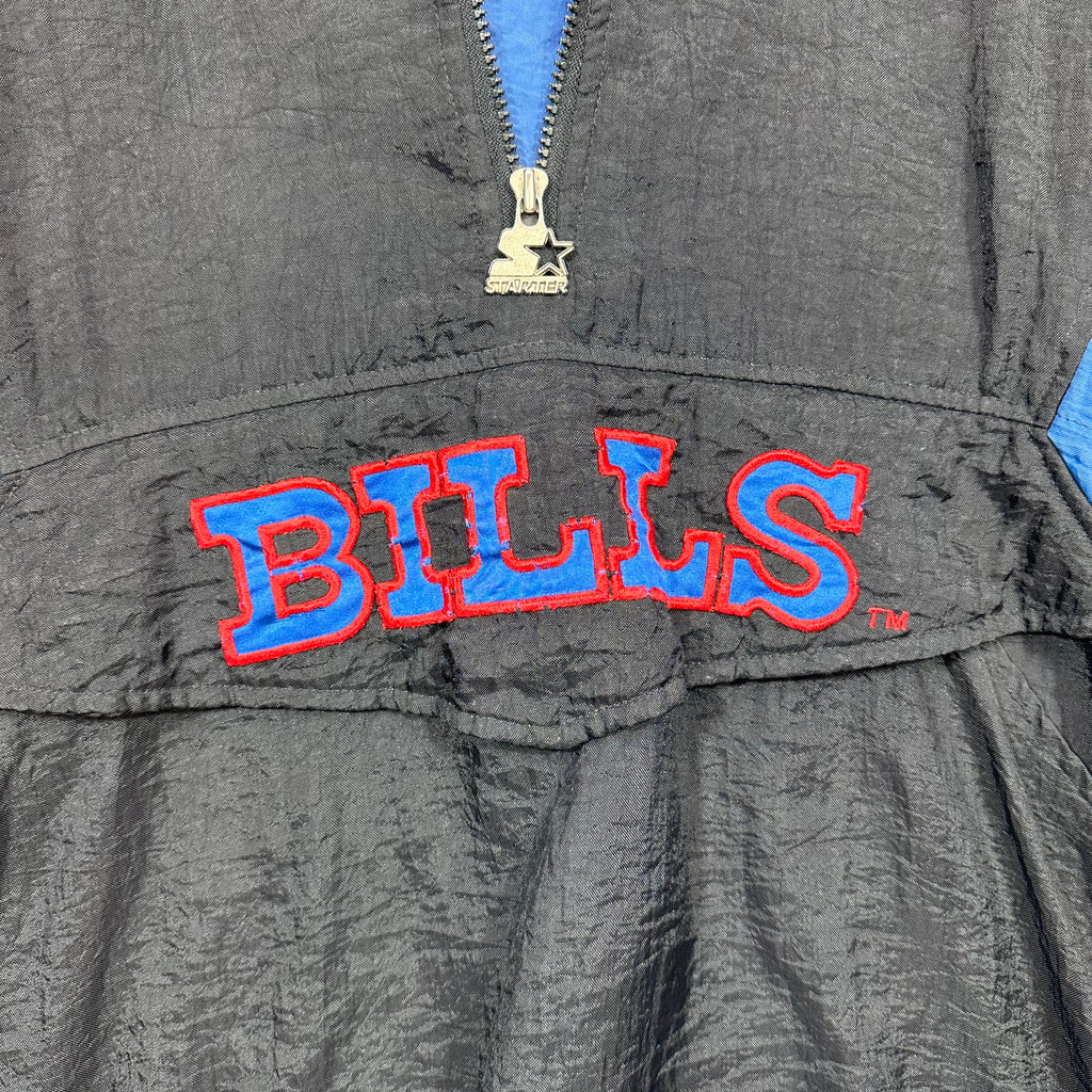 Vintage Buffalo Bills Starter Pullover Puffer Jacket Medium