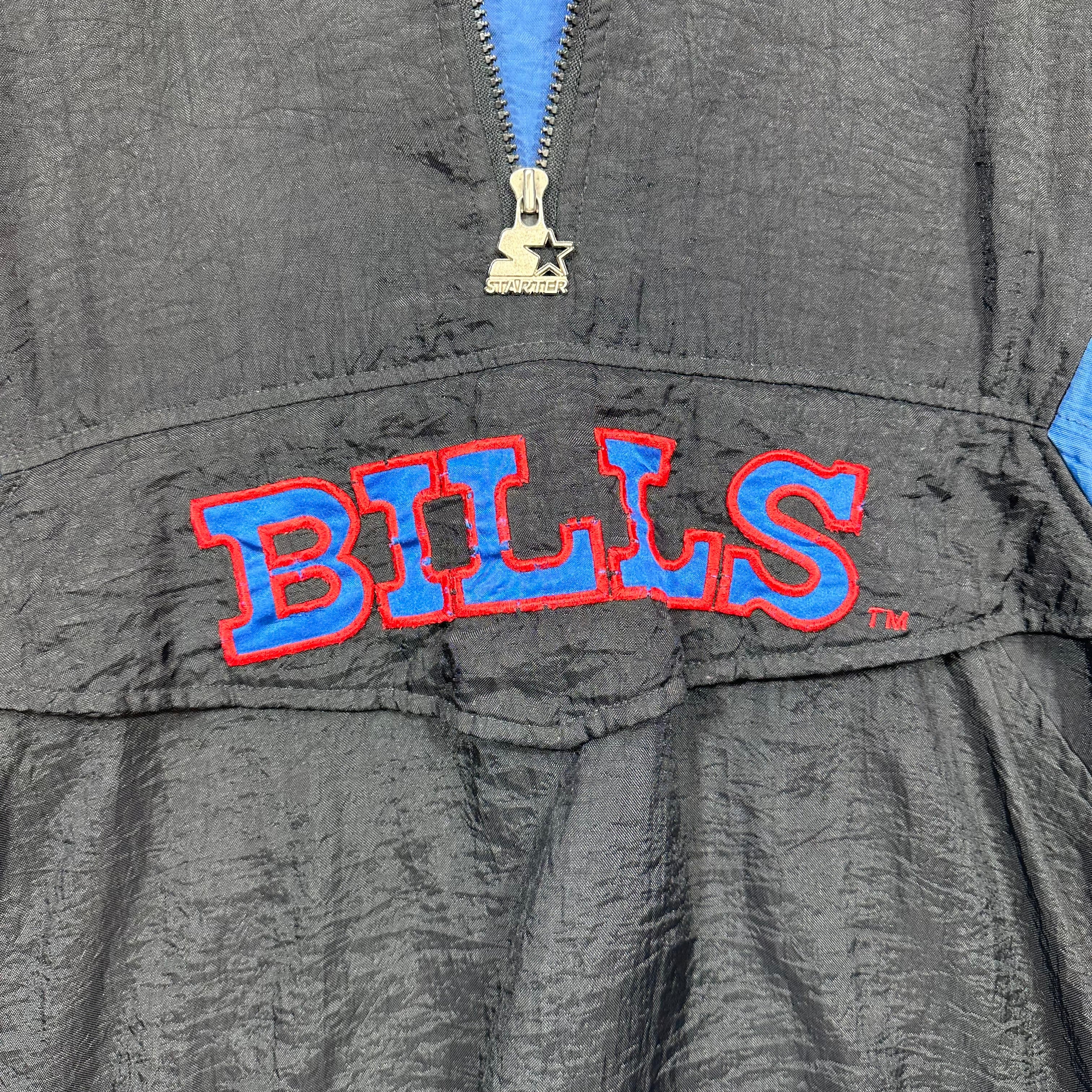 Vintage Buffalo Bills Starter Pullover Puffer Jacket Medium