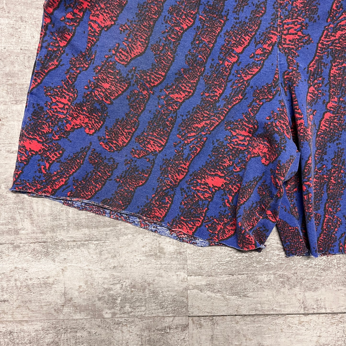 Vintage Buffalo Bills Zubaz Cut Off Shorts Pants L/XL