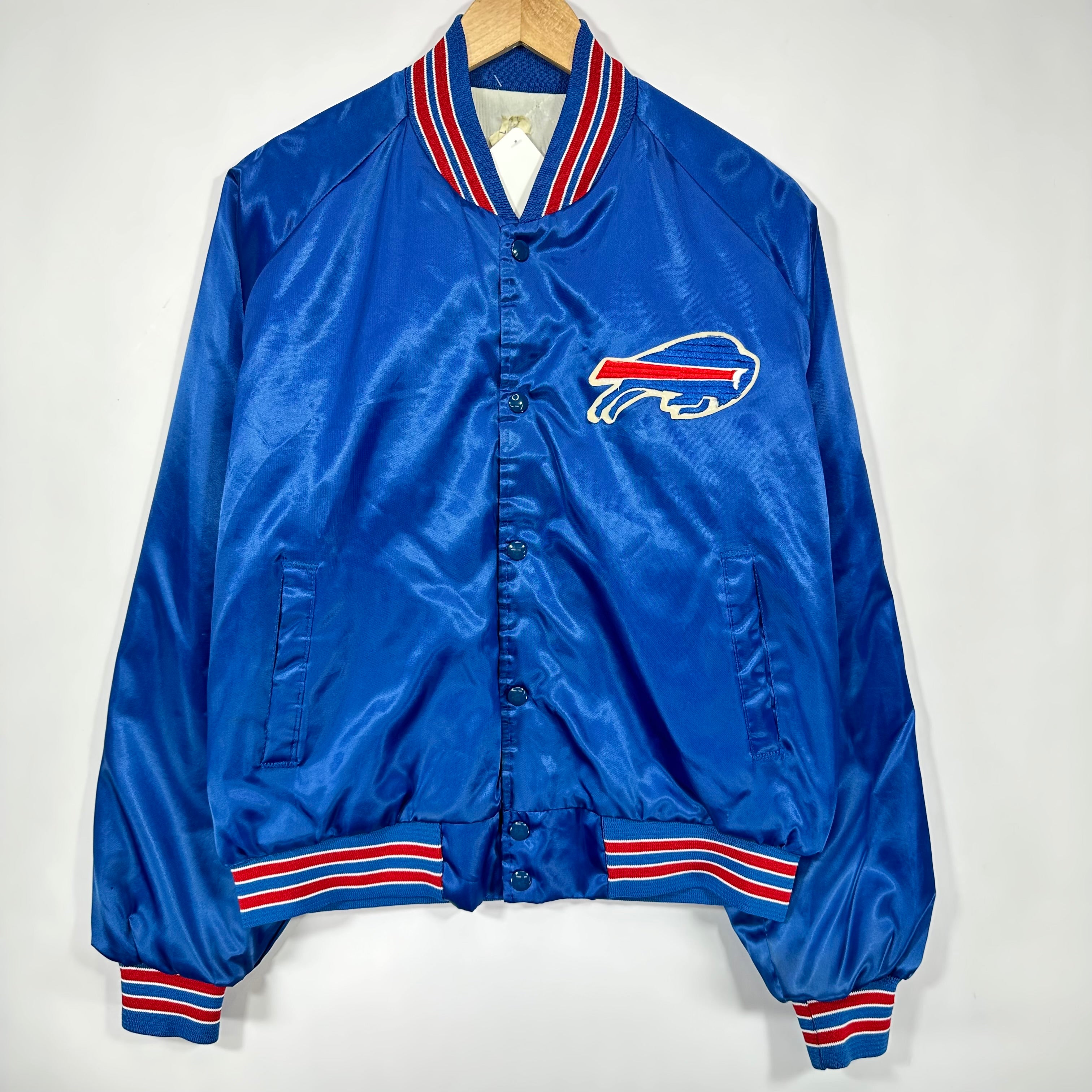 Vintage Buffalo Bills Chalkline Satin Jacket Large