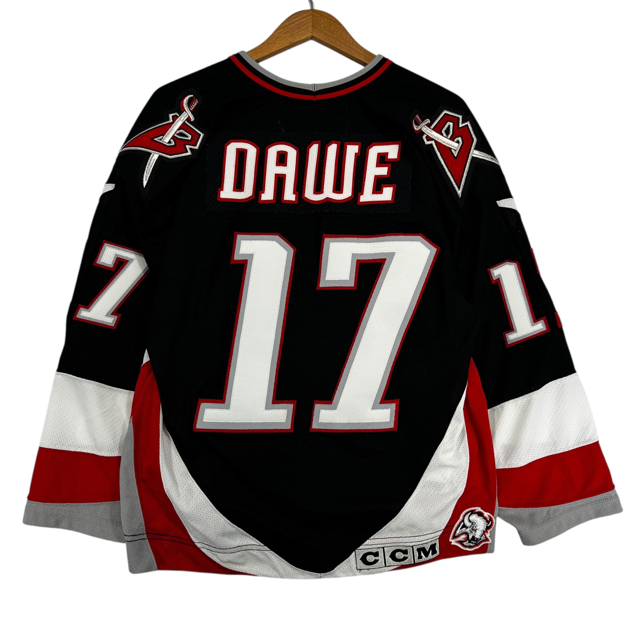 Vintage Buffalo Sabres Jason Dawe Jersey Shirt Small