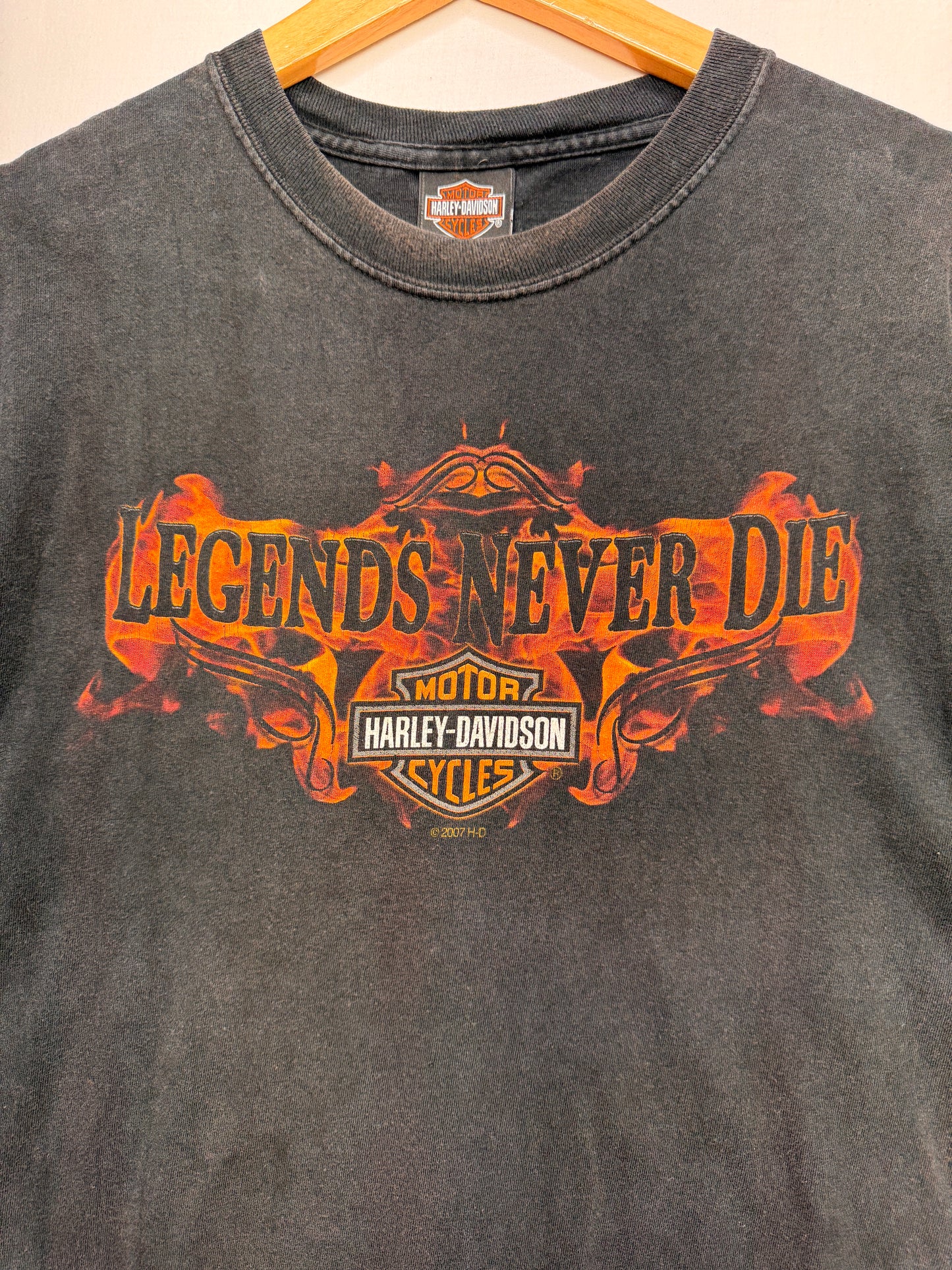Vintage Harley Davidson Plattsburgh NY Shirt Large