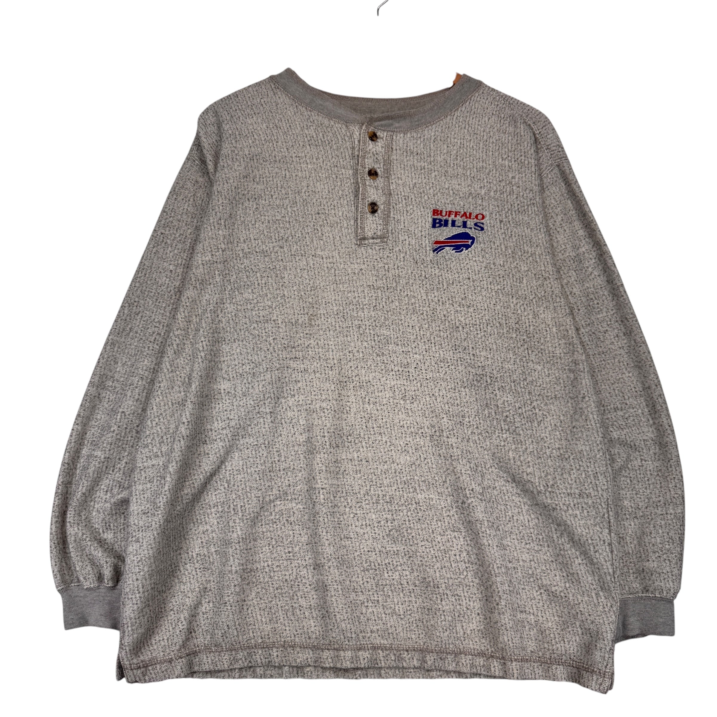 Vintage Buffalo Bills Henley Thin Sweatshirt XL
