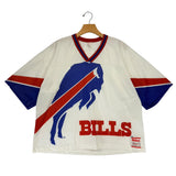 Vintage Buffalo Bills Cropped Mesh Jersey Large
