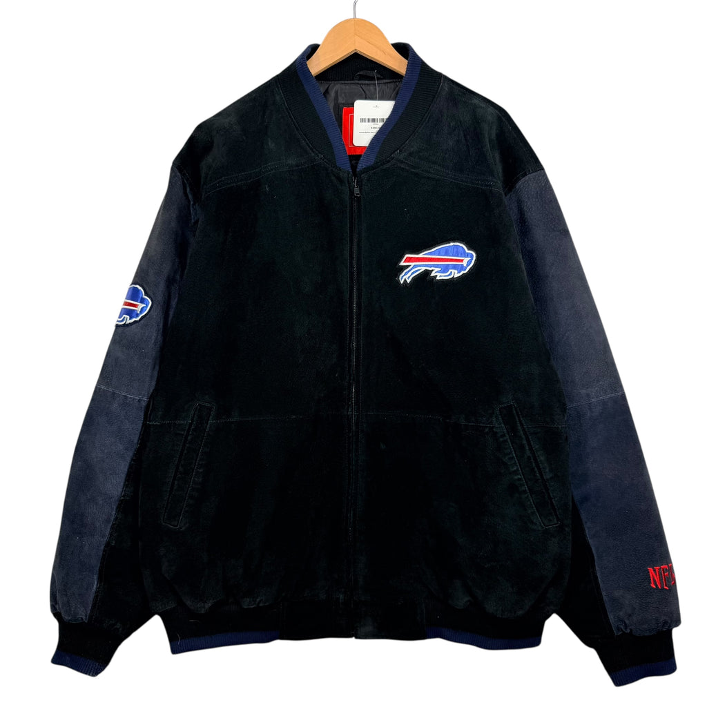 Vintage Buffalo Bills Suede Leather Jacket XL