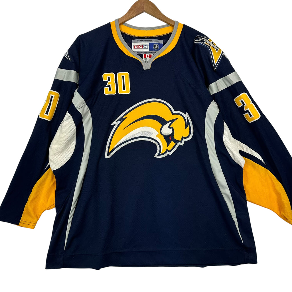 Vintage Buffalo Sabres Signed Ryan Miller Jersey XL