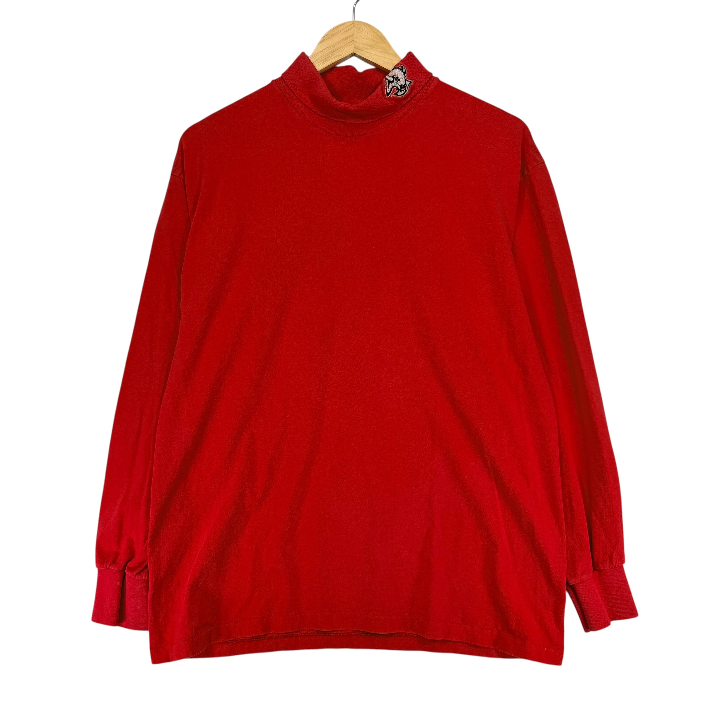 Vintage Buffalo Sabres Red Turtleneck Shirt Large